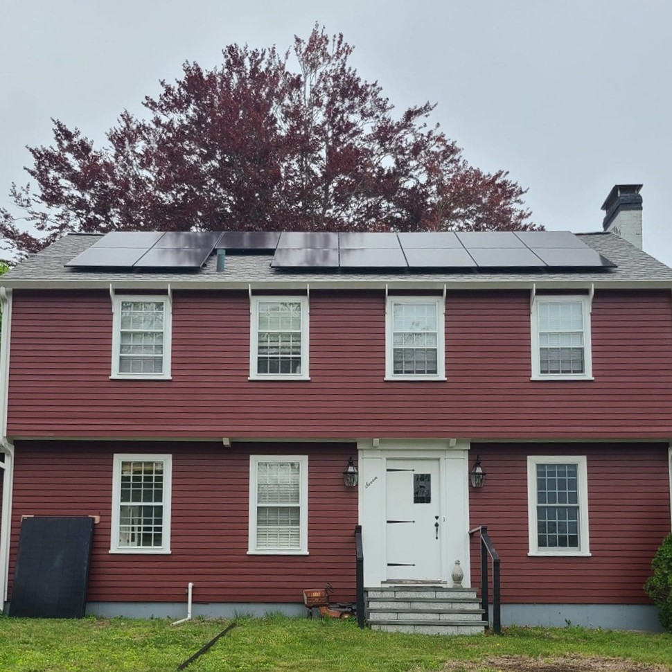 A beautiful solar powered home