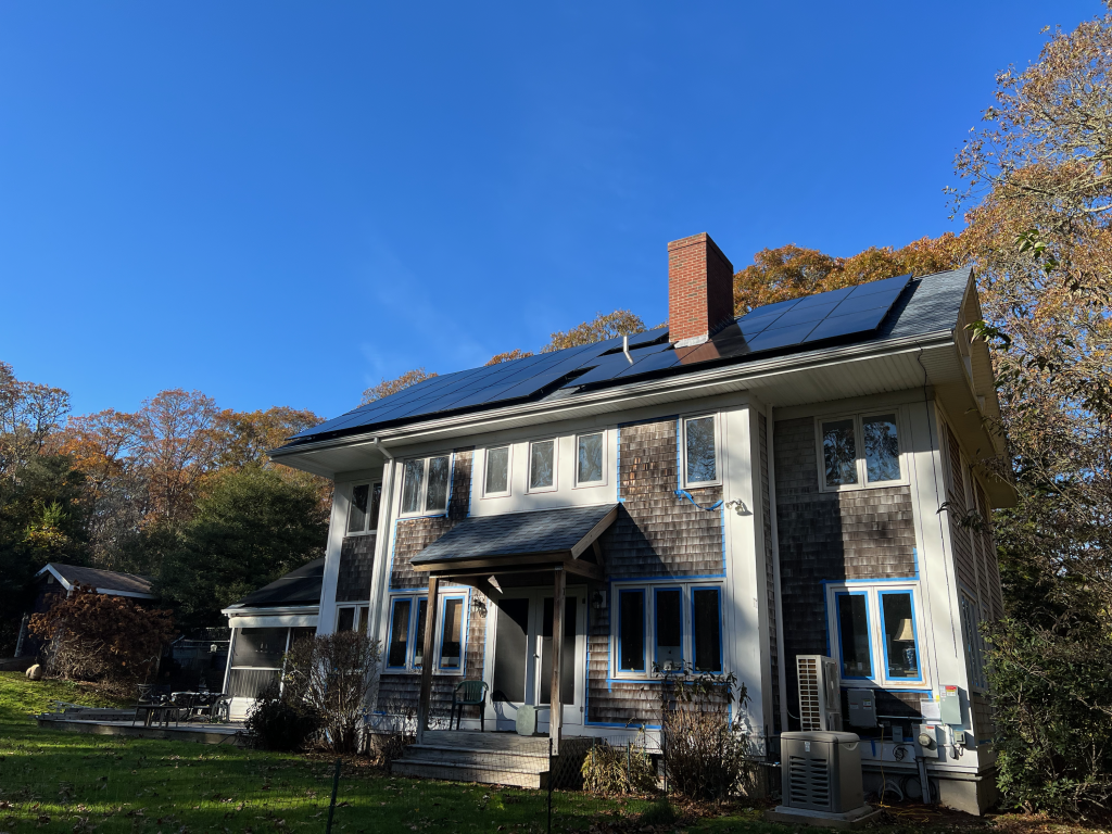 Solar installation inMassachusetts by New Bedford solar installer company